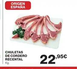 Hipercor Chuletas de cordero recental oferta