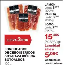 Hipercor Jamón oferta