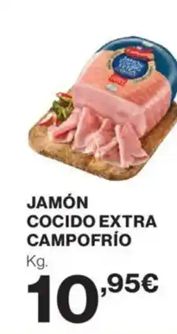 Hipercor CAMPOFRÍO Jamón cocido extra oferta