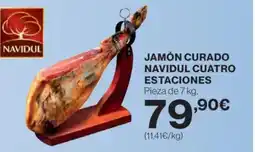 Hipercor Jamón curado navidul cuatro estaciones oferta