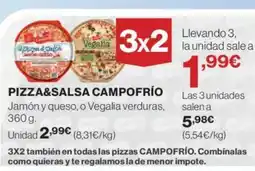 Hipercor CAMPOFRÍO Pizza&salsa oferta