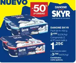 Hipercor DANONE Skyr oferta