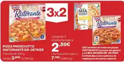 Hipercor DR OETKER Pizza prosciutto ristorante oferta