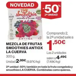 Hipercor Mezcla de frutas smoothies antiox la cuerva oferta