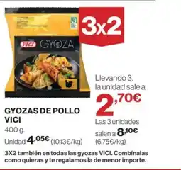 Hipercor VICI Gyozas de pollo oferta