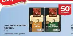 Hipercor NAVIDUL Lonchas de queso oferta