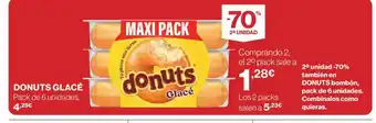Hipercor DONUTS Glacé oferta