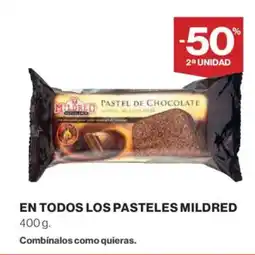 Hipercor En todos los pasteles mildred oferta