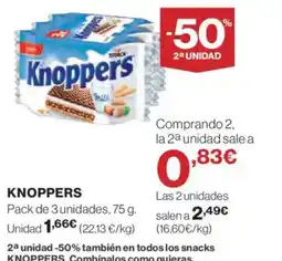 Hipercor KNOPPERS oferta