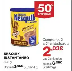 Hipercor NESQUIK Instantáneo oferta