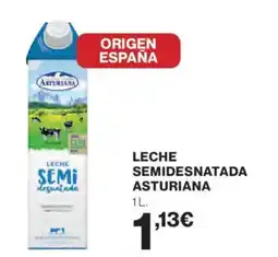 Hipercor Leche semidesnatada asturiana oferta