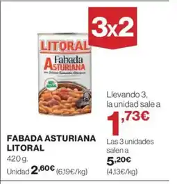 Hipercor LITORAL Fabada asturiana oferta