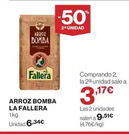Hipercor LA FALLERA Arroz bomba oferta