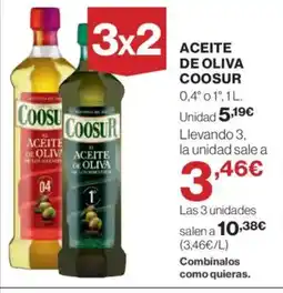 Hipercor COOSUR Aceite de oliva oferta