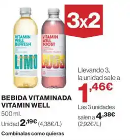 Hipercor VITAMIN WELL Bebida vitaminada oferta