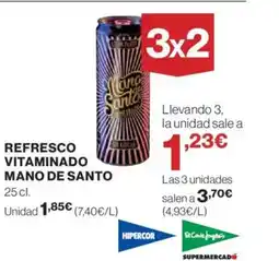 Hipercor MANO DE SANTO Refresco vitaminado oferta