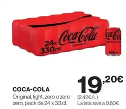 Hipercor COCA-COLA oferta