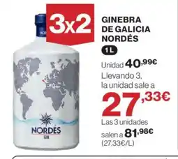 Hipercor NORDÉS Ginebra de galicia oferta