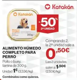 Hipercor Alimento húmedo completo para perro oferta