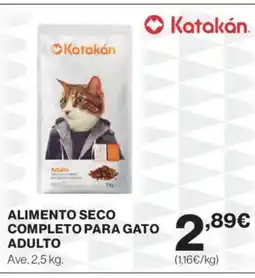 Hipercor Alimento seco completo para gato oferta
