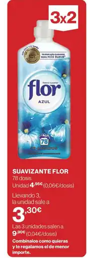 Hipercor FLOR Suavizante oferta