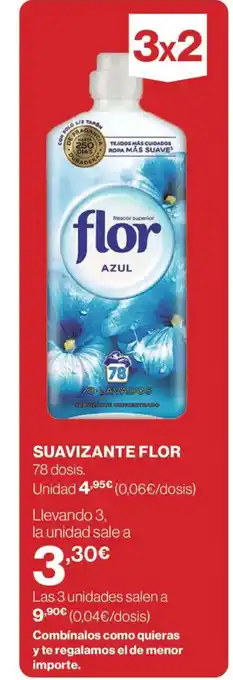 Hipercor FLOR Suavizante oferta