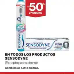 Hipercor SENSODYNE En todos los productos oferta