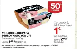 Hipercor Yogur helado para perro y gato yow up! oferta