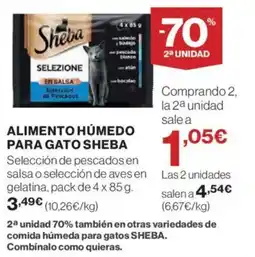 Hipercor SHEBA Alimento húmedo para gato oferta
