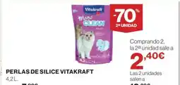 Hipercor VITAKRAFT Perlas de silice oferta