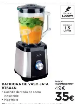 Hipercor Batidora de vaso jata bt604n oferta