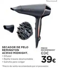 Hipercor Secador de pelo remington ac9140 midnight oferta