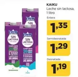 Alimerka Kaiku - leche sin lactosa oferta