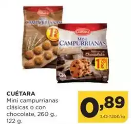 Alimerka Cuétara - mini campurrianas clasicas o con chocolate oferta