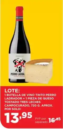 Alimerka Tres - 180tella de vino tinto perro oferta