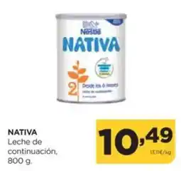 Alimerka Nestlé - nativa leche de continuacion oferta
