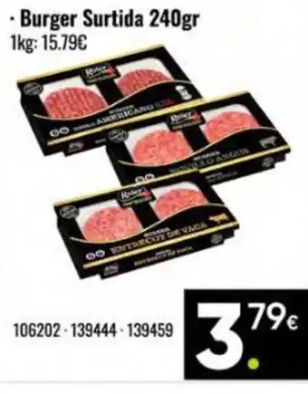 Family Cash Burger Surtida oferta