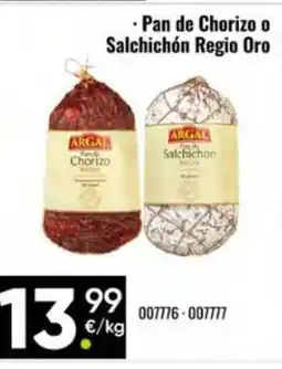 Family Cash Pan de Chorizo o Salchichón Regio Oro oferta