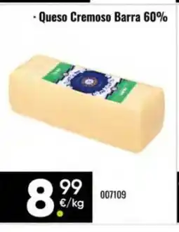 Family Cash Queso Cremoso Barra 60% oferta