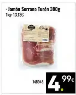 Family Cash Jamón Serrano Turón oferta