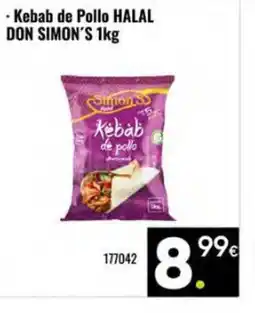 Family Cash HALAL DON SIMON'S Kebab de Pollo oferta
