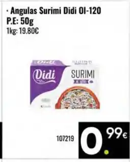 Family Cash DIDI Angulas Surimi oferta