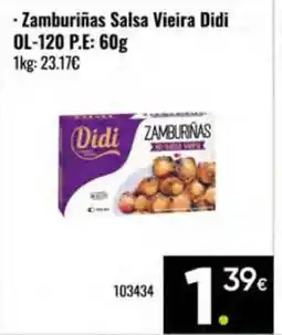Family Cash DIDI Zamburiñas Salsa Vieira oferta