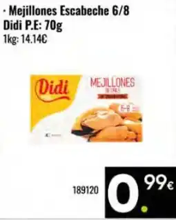 Family Cash DIDI Mejillones Escabeche oferta