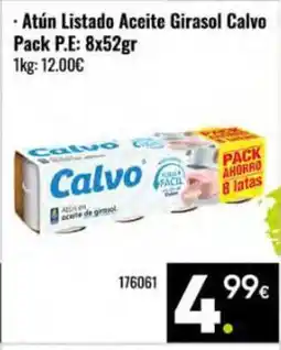 Family Cash CALVO Atún Listado Aceite Girasol oferta