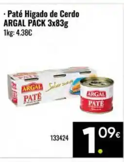 Family Cash ARGAL Paté Higado de Cerdo oferta