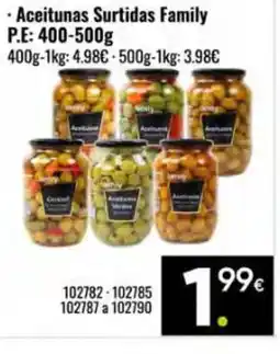 Family Cash FAMILY Aceitunas Surtidas oferta