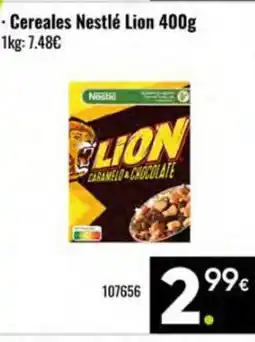 Family Cash LION Cereales Nestlé oferta