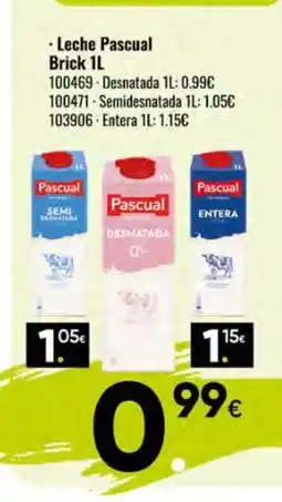 Family Cash PASCUAL Leche oferta