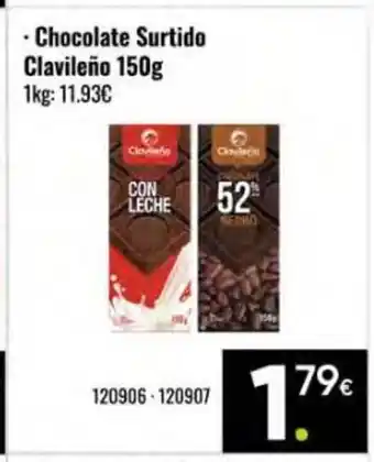Family Cash CLAVILEÑO Chocolate Surtido oferta